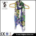 Hot Sell Silk Printed Scarf With Stock